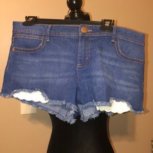 Shorty jean shorts